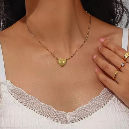 11:11 Heart-throb Necklace