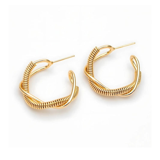 Bloom 18k Gold Plated Earrings