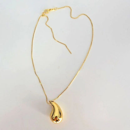 Laila Drop Necklace - 18K Gold Plated Necklace