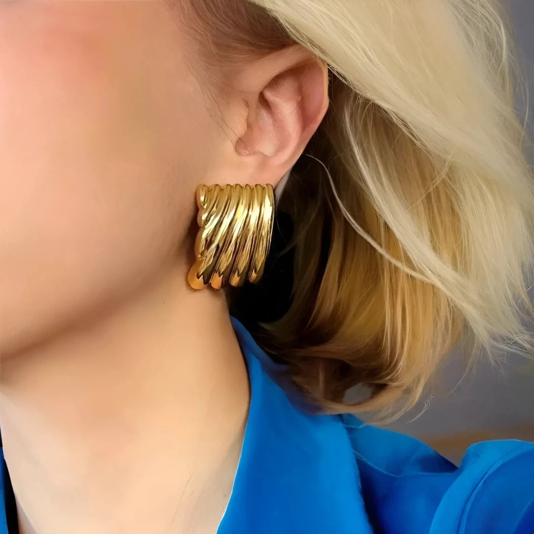 Serina Earrings - 18k Gold Plated Earrings