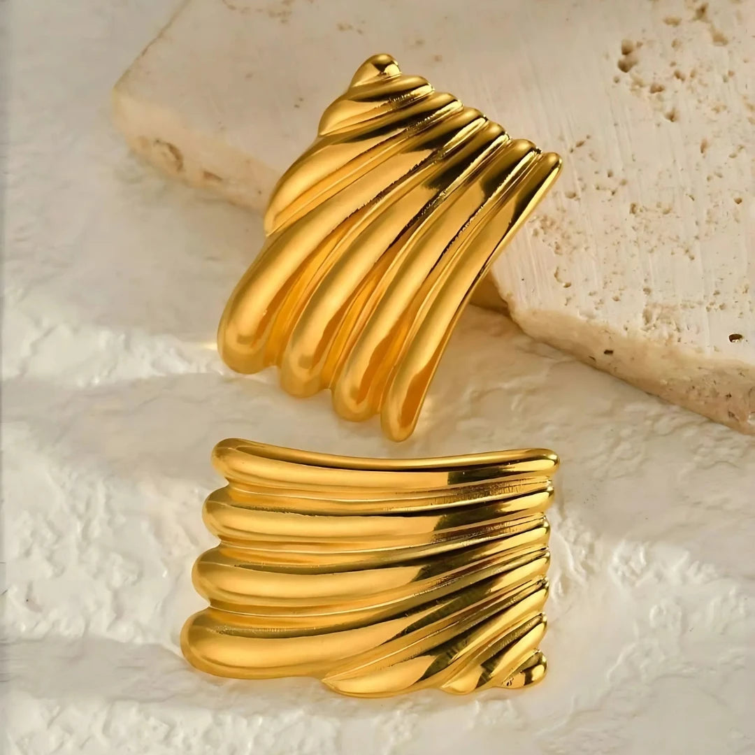 Serina Earrings - 18k Gold Plated Earrings