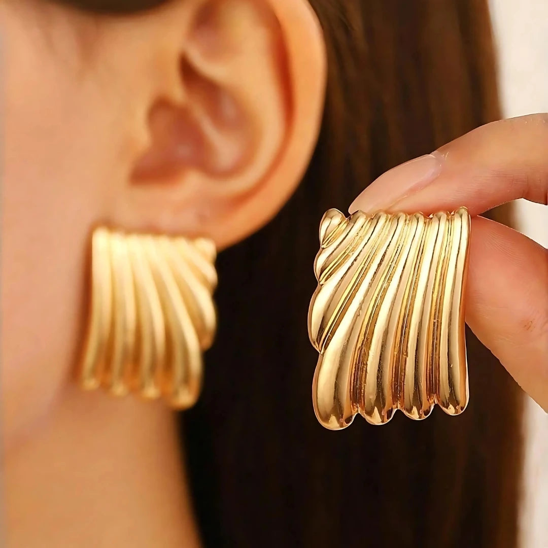 Serina Earrings - 18k Gold Plated Earrings