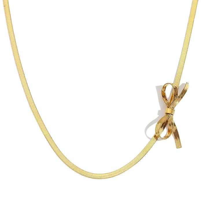 Cute Bow Necklace / Bow Choker